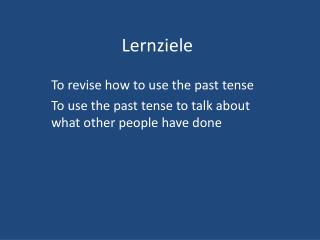lernziele