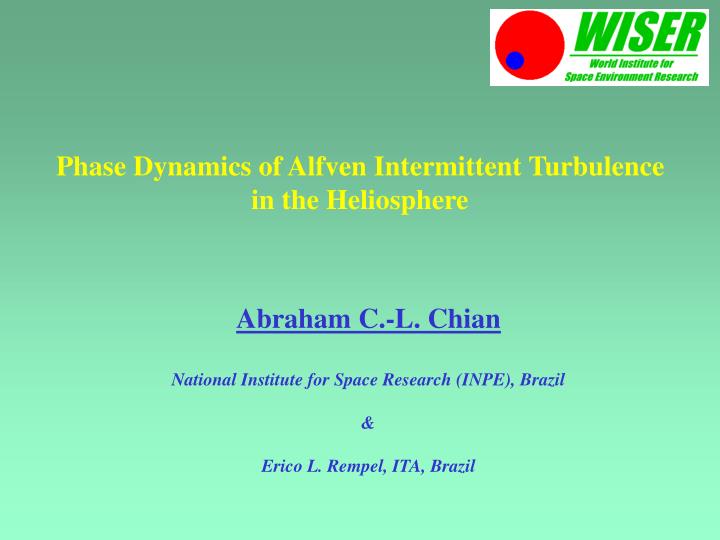 phase dynamics of alfven intermittent turbulence in the heliosphere