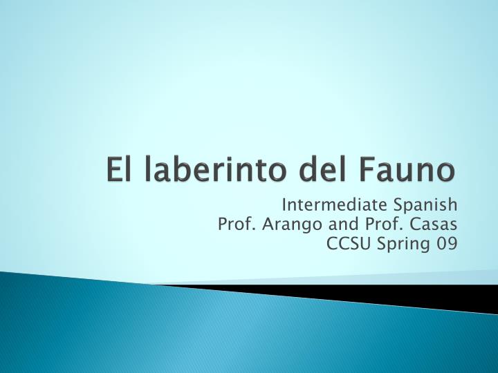 el laberinto del fauno