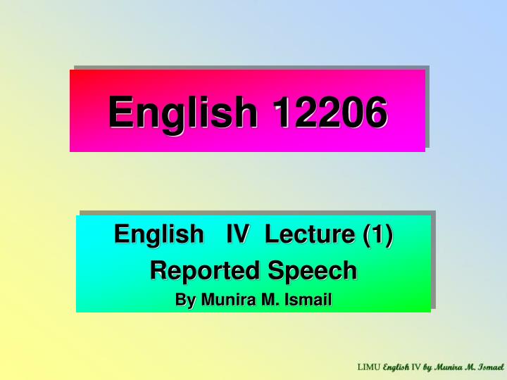 english 12206