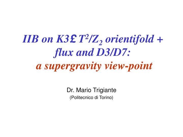iib on k3 t 2 z 2 orientifold flux and d3 d7 a supergravity view point