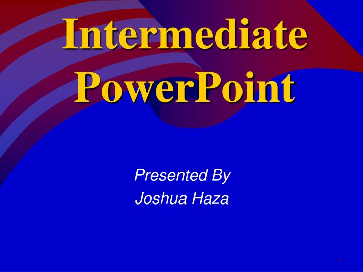 intermediate powerpoint