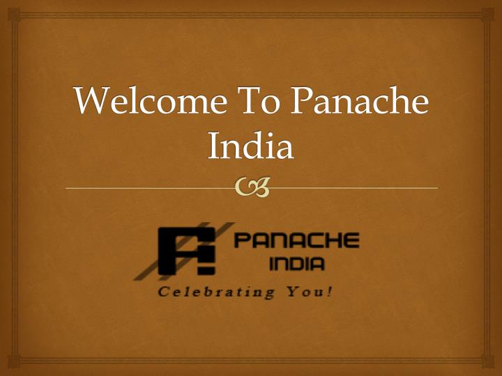 welcome to panache india