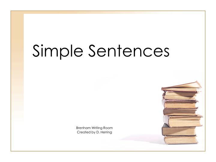 simple sentences