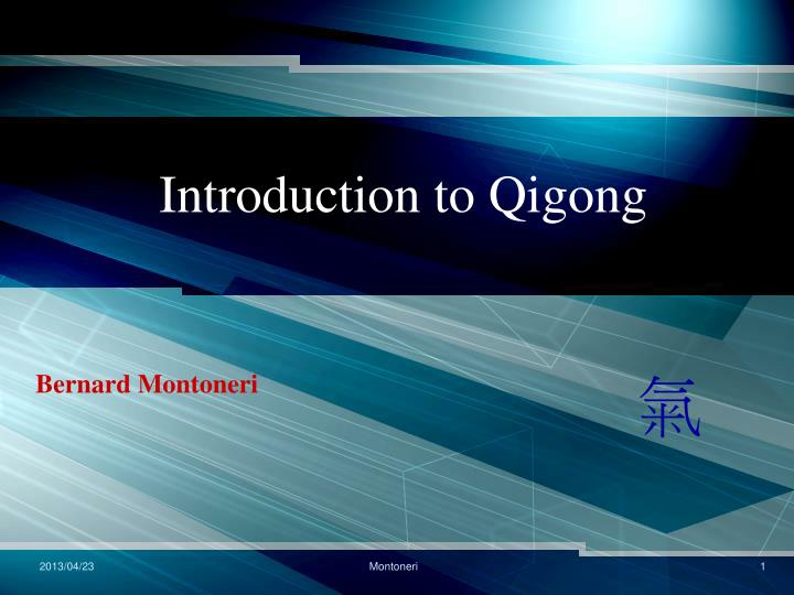 introduction to qigong