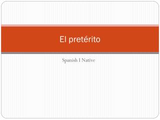 el pret rito
