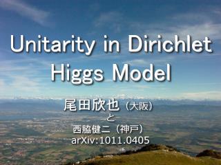 unitarity in dirichlet higgs model