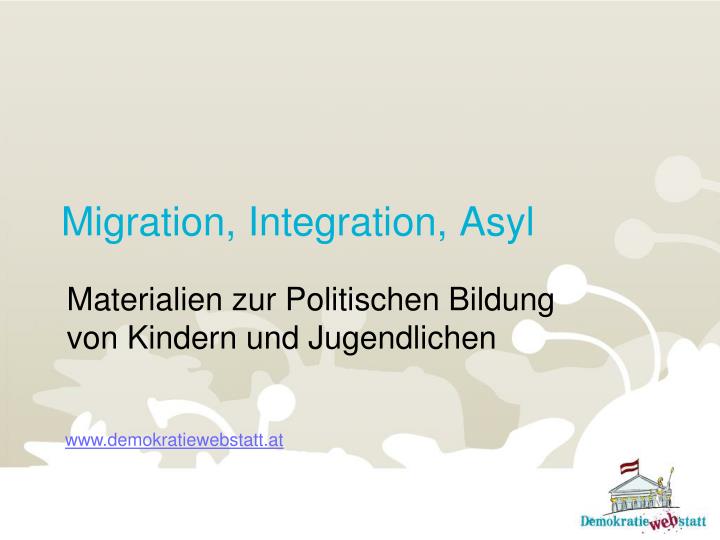 migration integration asyl