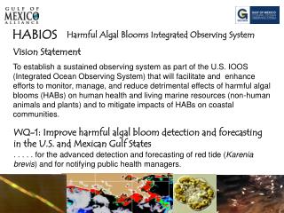Harmful Algal Blooms Integrated Observing System