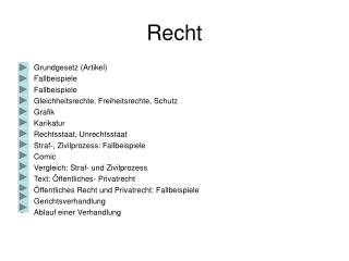 recht
