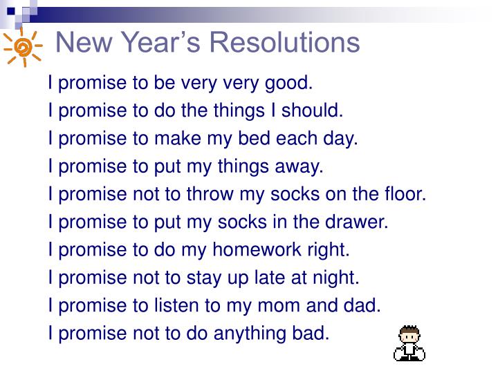 new year s resolutions