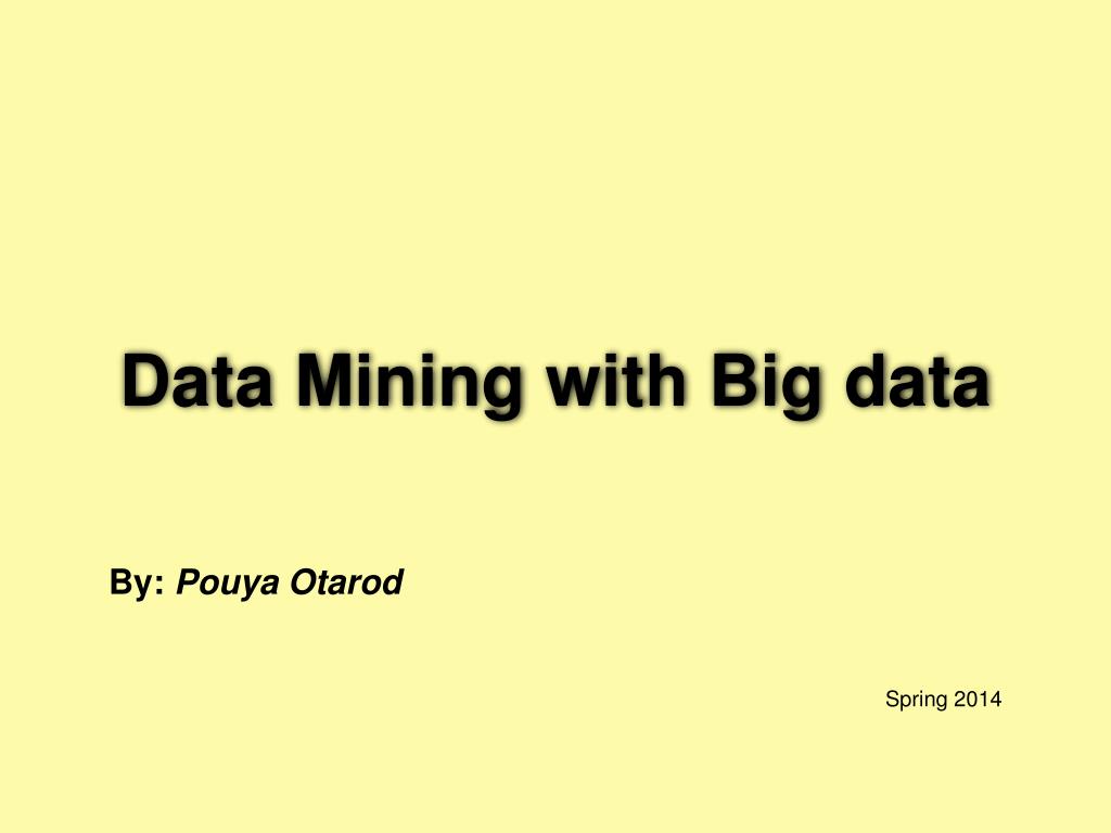 PPT - Data Mining with Big data PowerPoint Presentation, free download ...