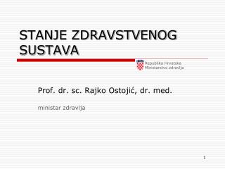 stanje zdravstvenog sustava