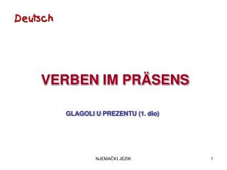 verben im pr sens