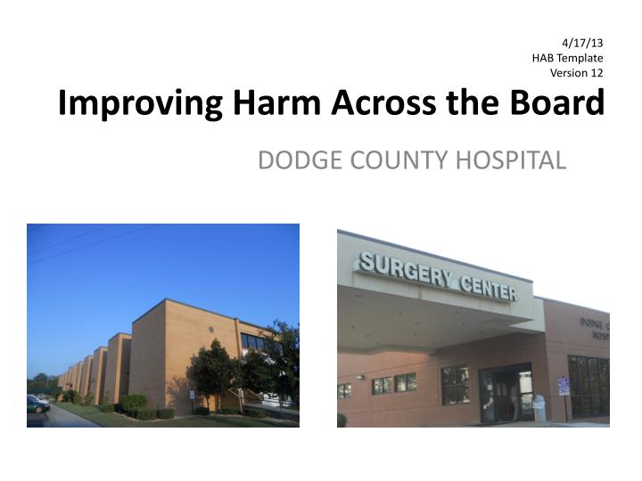 improving harm across the board