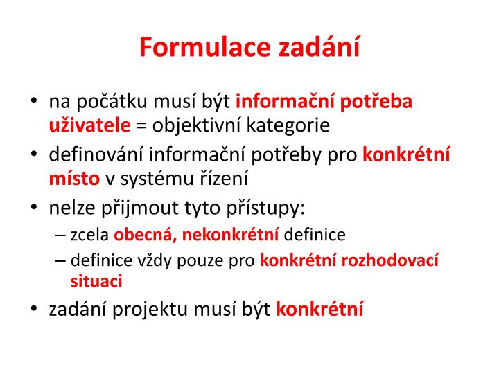 formulace zad n