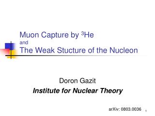 Muon Capture by 3 He and The Weak Stucture of the Nucleon
