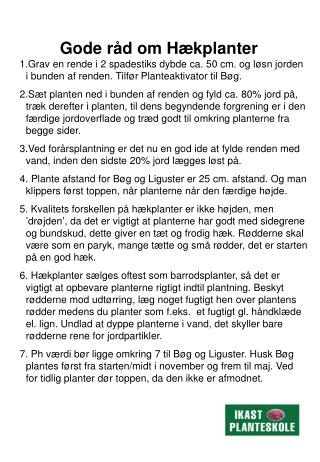 gode r d om h kplanter