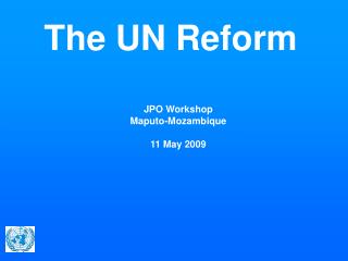 The UN Reform