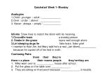 Quickstart Week 1- Monday - slide 1