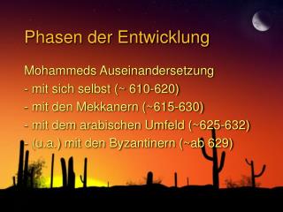 phasen der entwicklung