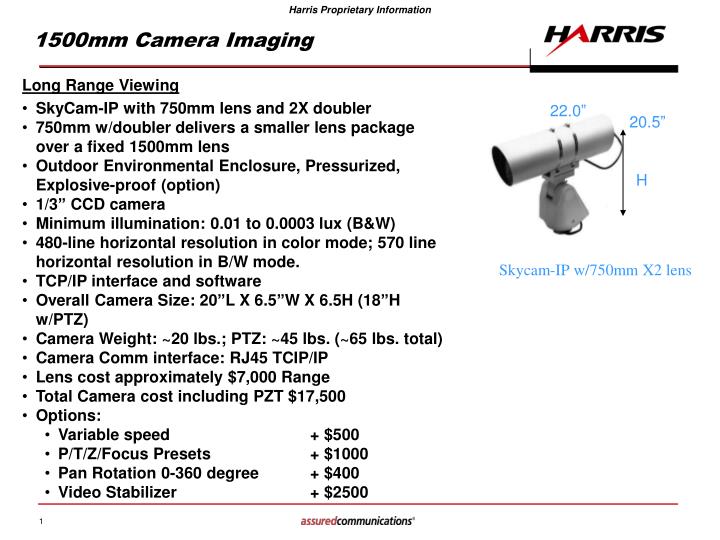 1500mm camera imaging