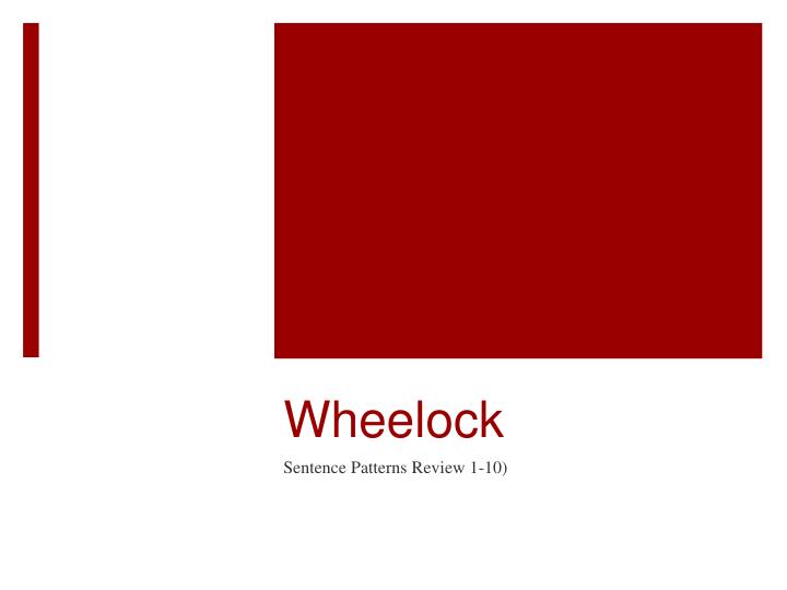 wheelock