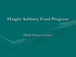 Haight Ashbury Food Program