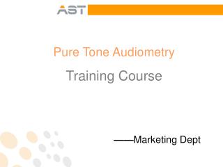 Pure Tone Audiometry Training Course