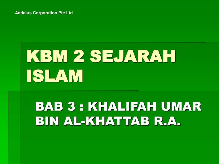 kbm 2 sejarah islam