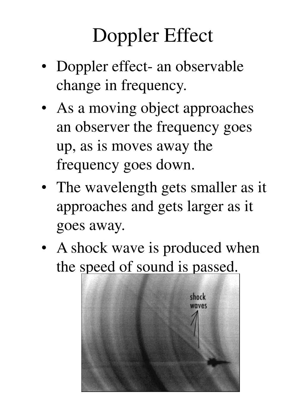 PPT - Doppler Effect PowerPoint Presentation, free download - ID:3565509