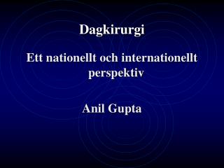 dagkirurgi
