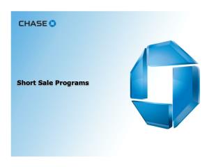 Short Sale Programs