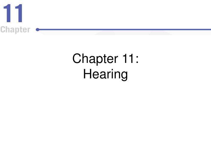 chapter 11 hearing