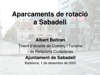 aparcaments de rotaci a sabadell