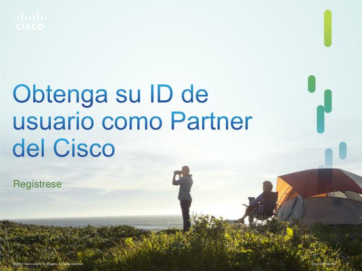 obtenga su id de usuario como partner del cisco