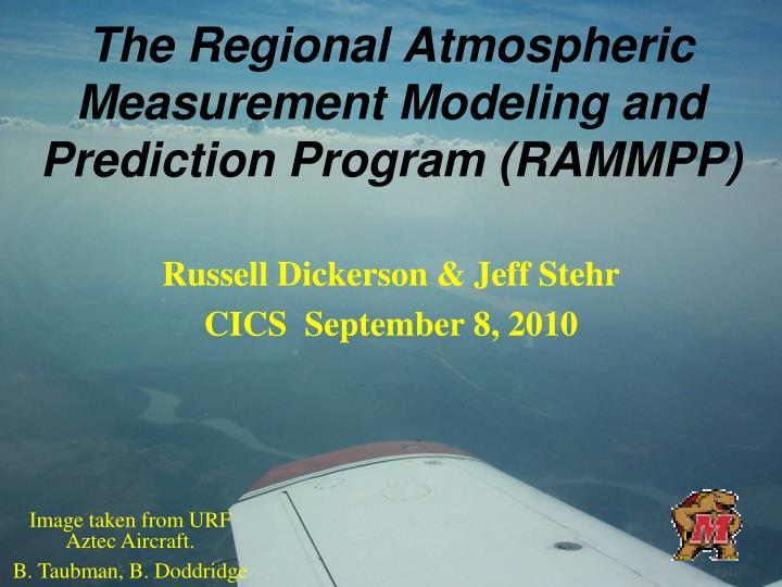 the regional atmospheric measurement modeling and prediction program rammpp