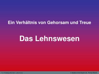 ein verh ltnis von gehorsam und treue