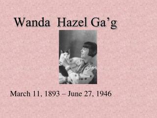 wanda hazel ga g