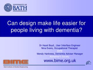 Can design make life easier for people living with dementia?