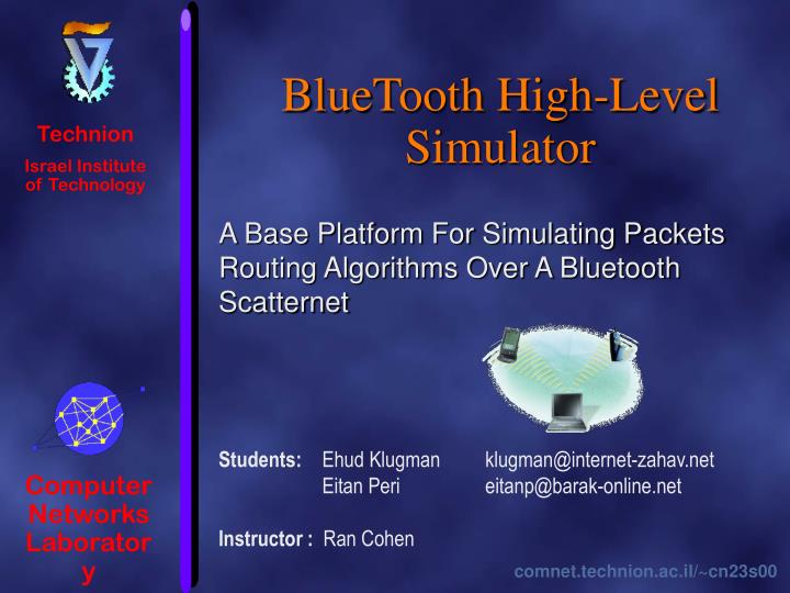 bluetooth high level simulator
