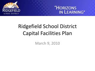 ridgefield school district capital facilities plan