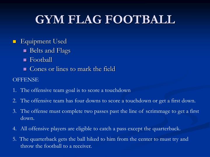 gym flag football