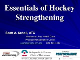 Essentials of Hockey Strengthening
