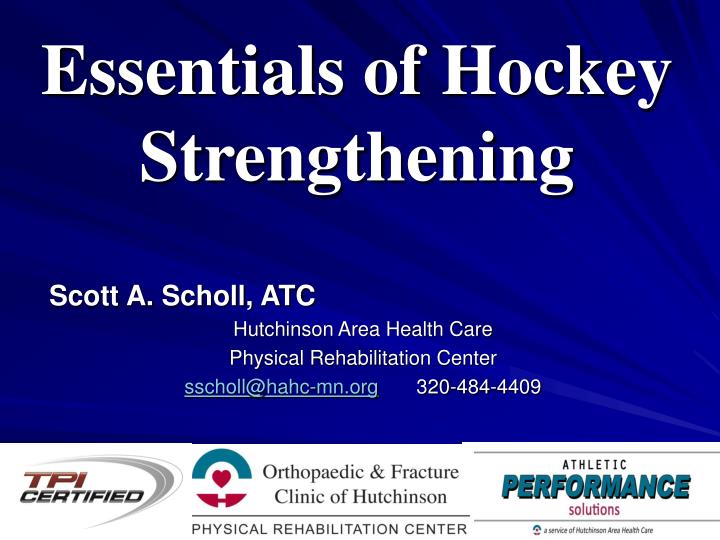essentials of hockey strengthening