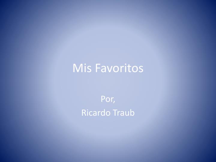 mis favoritos