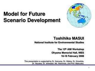 Model for Future Scenario Development