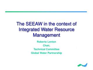 The SEEAW in the context of Integrated Water Resource Management