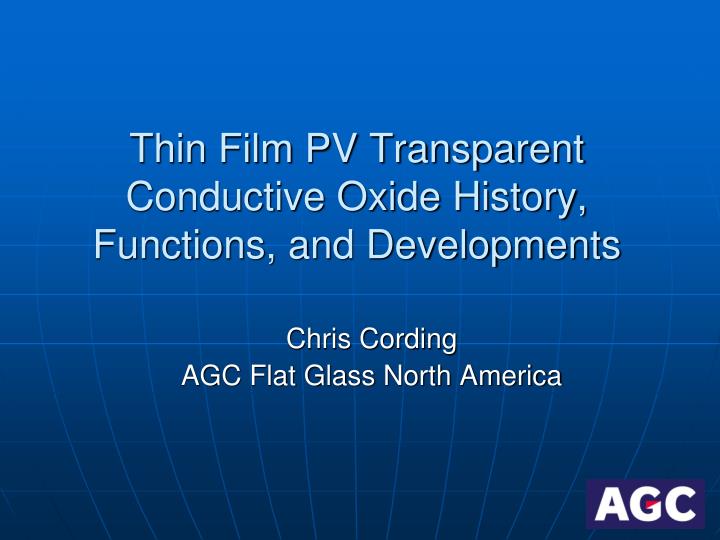 thin film pv transparent conductive oxide history functions and developments