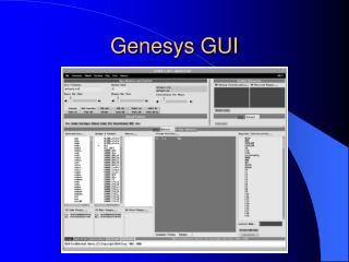 Genesys GUI